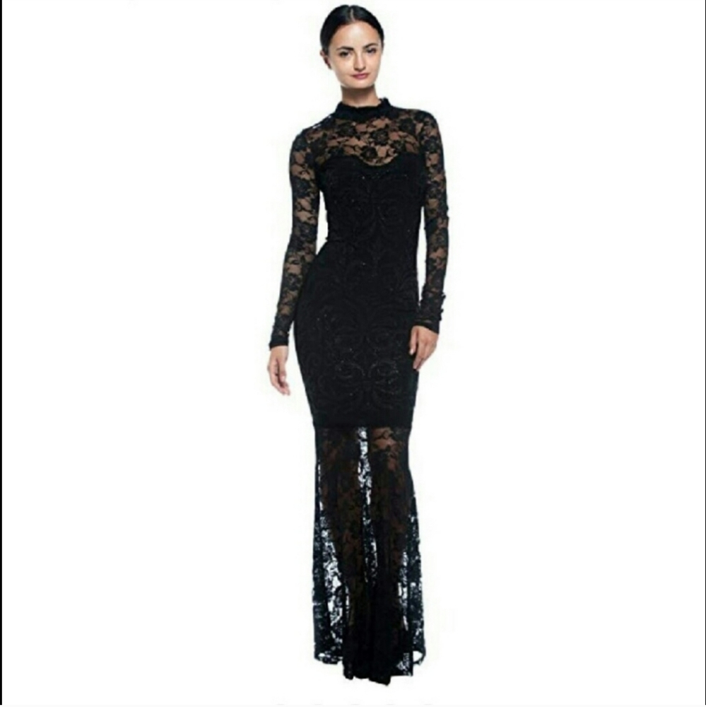 Goth Mermaid Gown